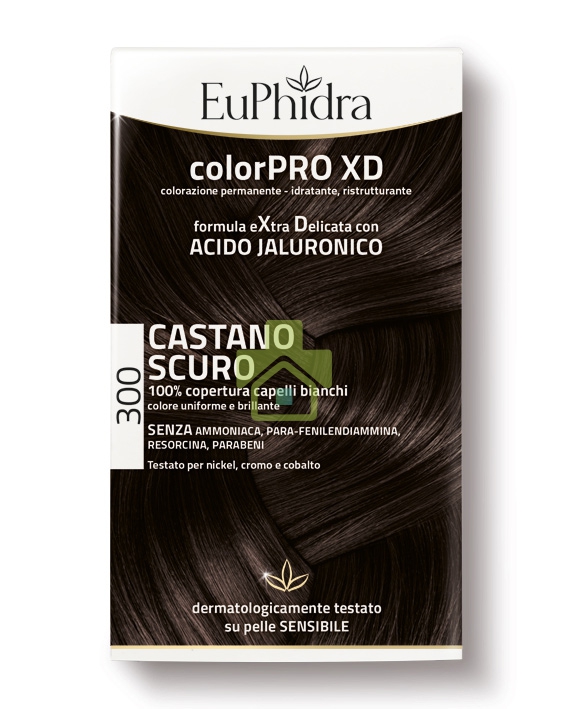 EuPhidra Linea ColorPRO XD Colorazione Extra-Delixata 300 Castano Scuro